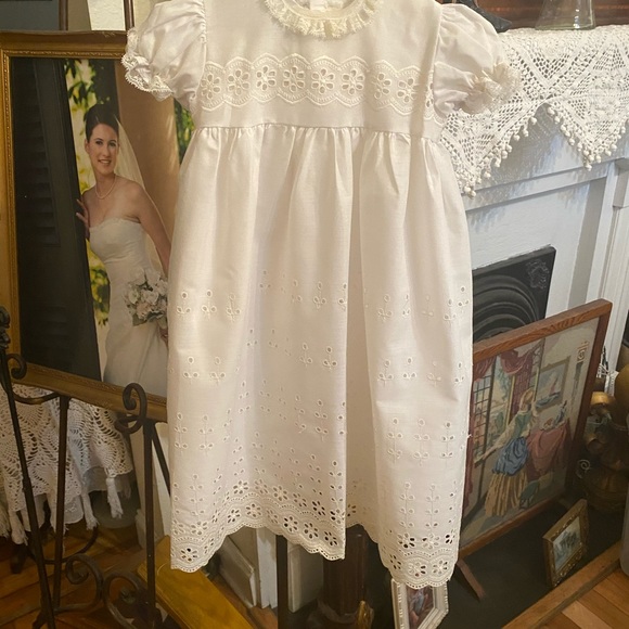 Vintage Phyllis Baby Wear 3 piece Christening Gown size 0-6 months - Picture 5 of 13